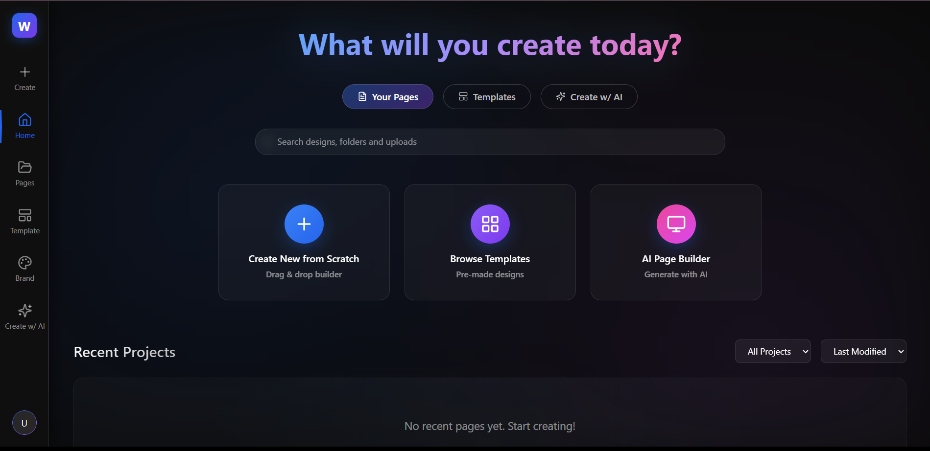 Autobuilder Dashboard Interface